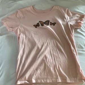 Monarch butterfly tee